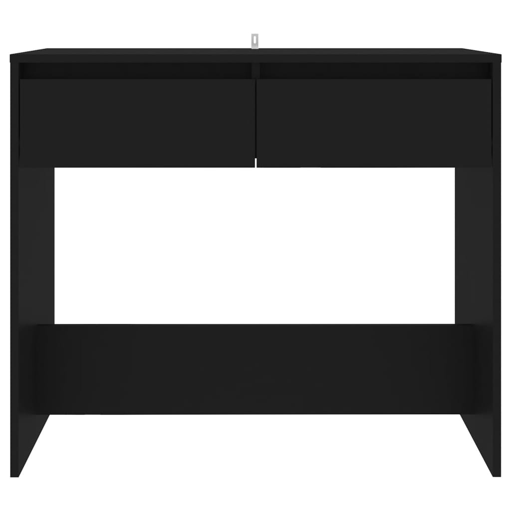 NNEVL Console Table Black 89x41x76.5 cm Steel