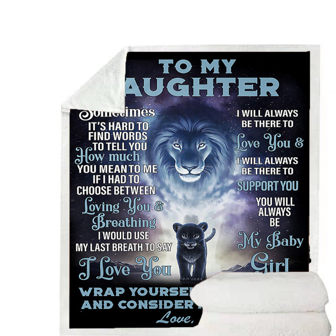 Message Envelope Blankets Flannel Writing