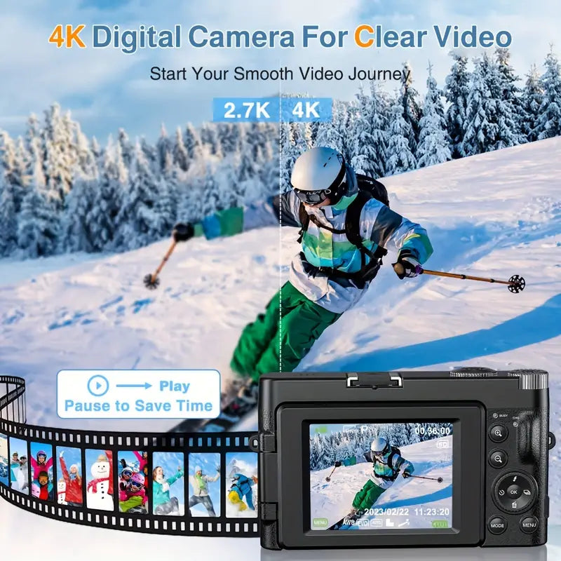 4K Digital Camera: Capture Every Detail in Stunning Clarity