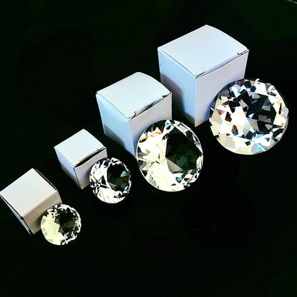 Clear Crystal Diamond White Crystal Ornament