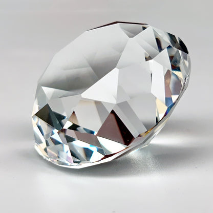 Clear Crystal Diamond White Crystal Ornament