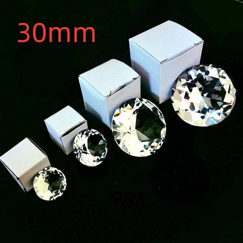 Clear Crystal Diamond White Crystal Ornament