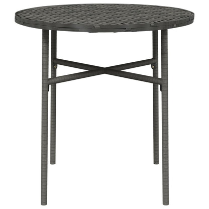 NNEVL Tea Table Grey 45 cm Poly Rattan
