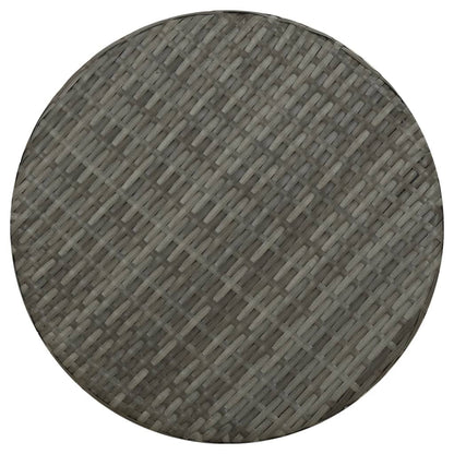 NNEVL Tea Table Grey 45 cm Poly Rattan