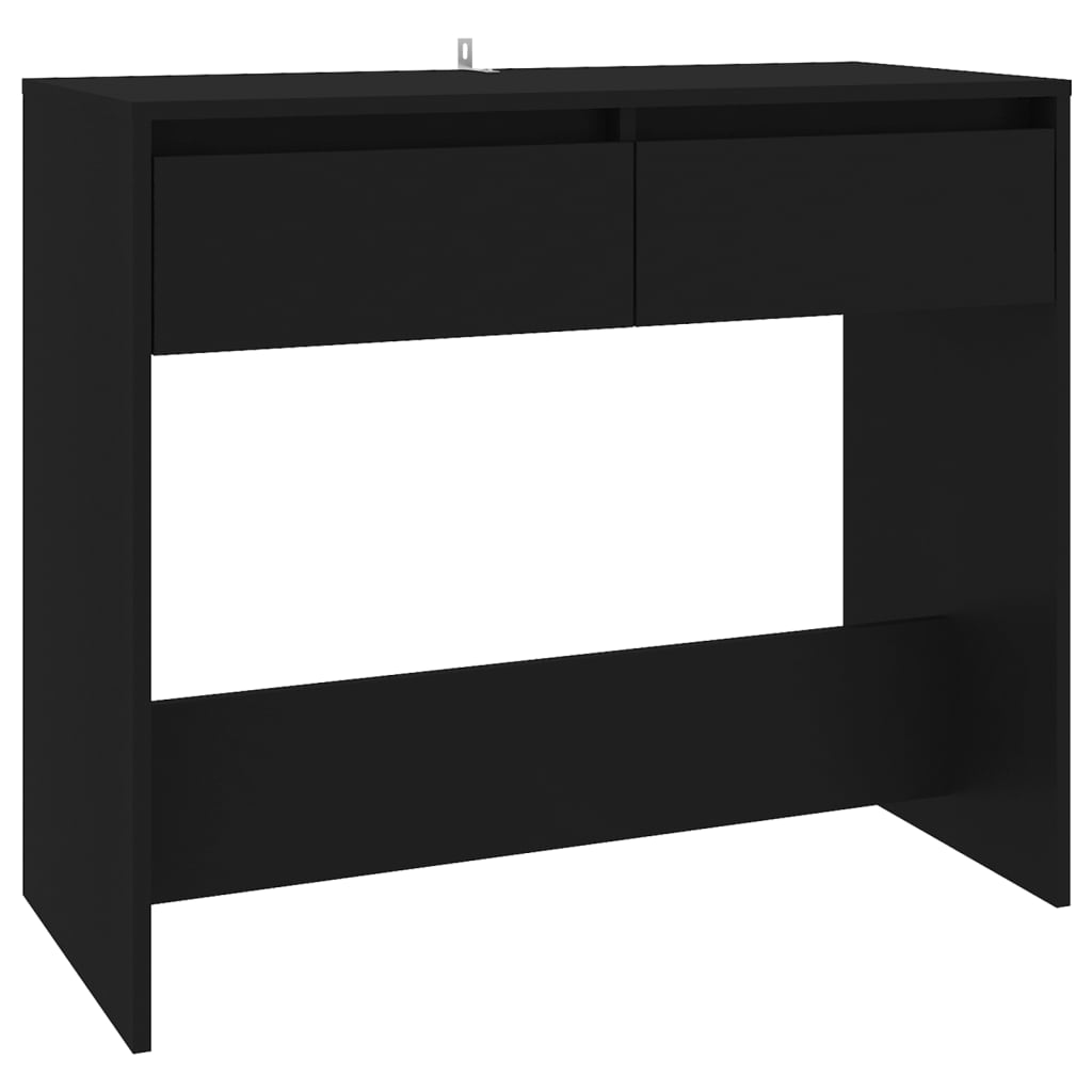 NNEVL Console Table Black 89x41x76.5 cm Steel
