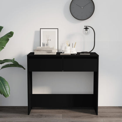NNEVL Console Table Black 89x41x76.5 cm Steel