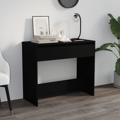 NNEVL Console Table Black 89x41x76.5 cm Steel