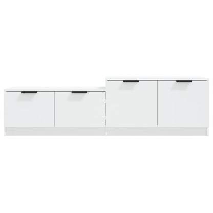 NNEVL TV Cabinet White 158.5x36x45 cm Engineered Wood