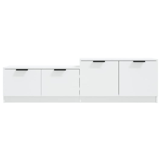 NNEVL TV Cabinet White 158.5x36x45 cm Engineered Wood