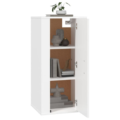 NNEVL Wall Mounted TV Cabinet White 40x34.5x80 cm