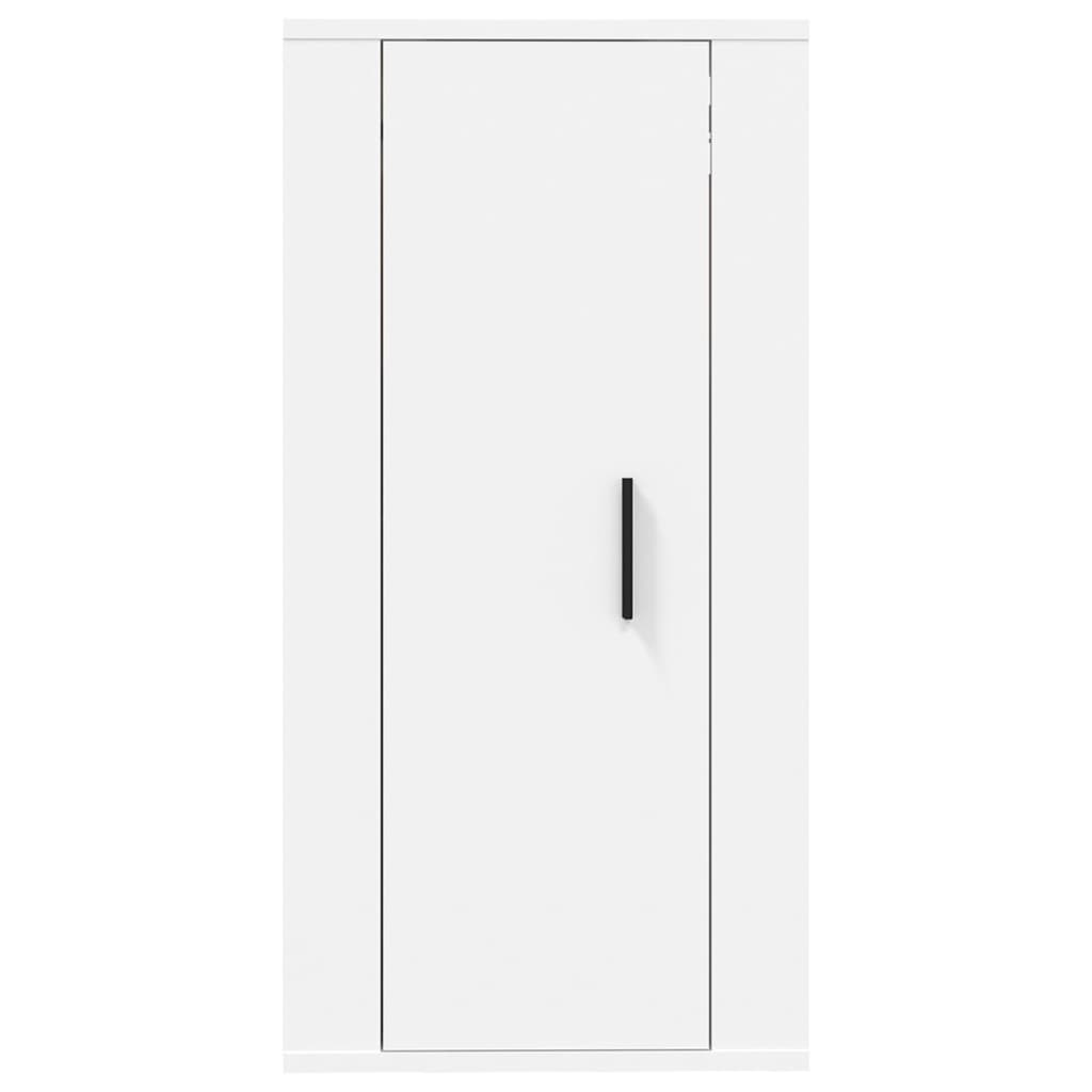 NNEVL Wall Mounted TV Cabinet White 40x34.5x80 cm