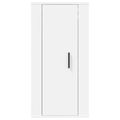 NNEVL Wall Mounted TV Cabinet White 40x34.5x80 cm