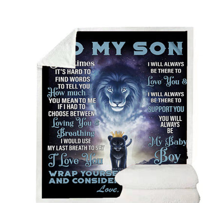 Message Envelope Blankets Flannel Writing