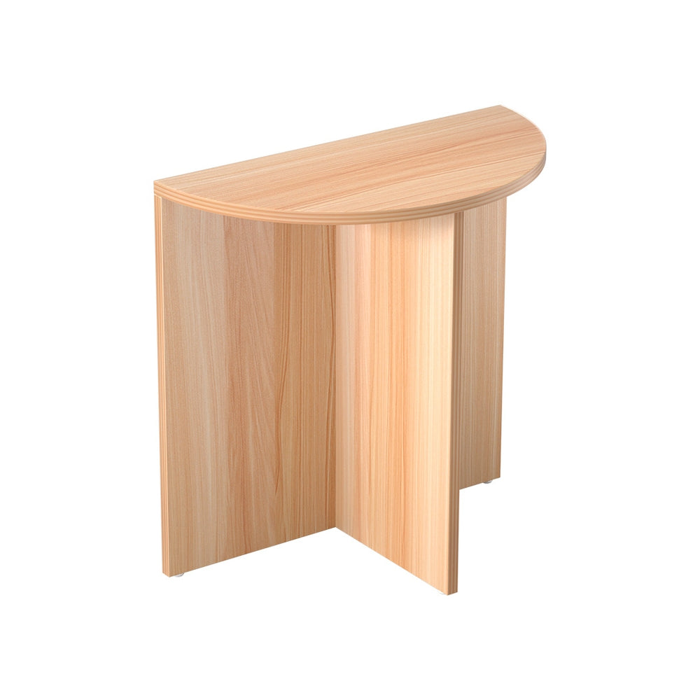NNEDSZ Coffee Table Side End Semi-circle Tables Bedside Sofa Wooden Table