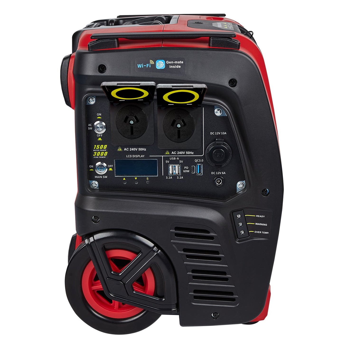 NNEDSZ Sunovo 1500W Portable Power Station Solar Inverter Generator