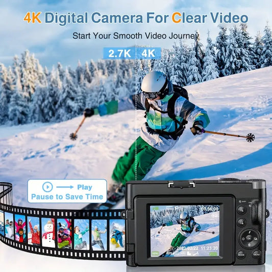 4K Digital Camera: Capture Every Detail in Stunning Clarity