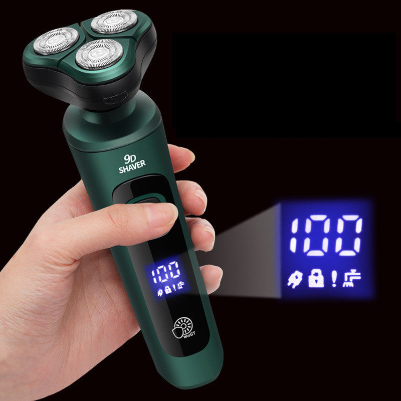 New Black Technology Intelligent Digital Display Electric Shaver